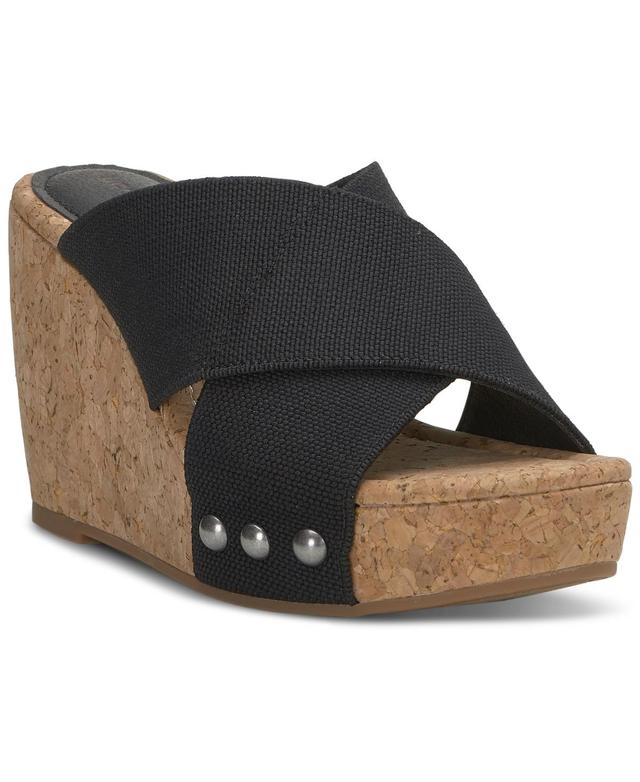 Lucky Brand Womens Valmai Platform Wedge Sandals Product Image