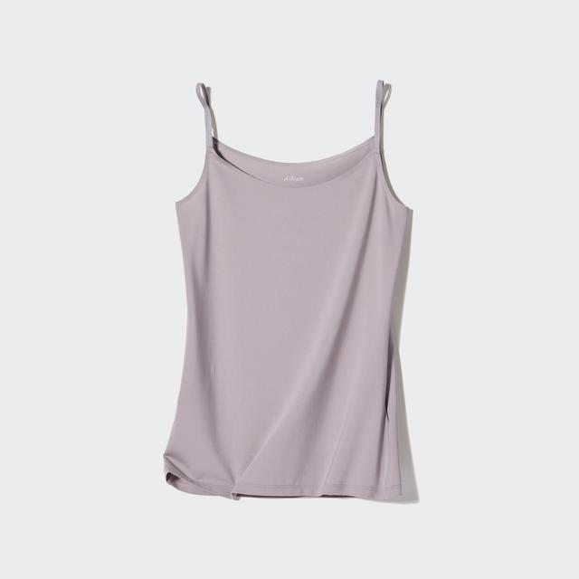 Womens Airism Camisole with Moisture-Wicking Purple XL UNIQLO US Product Image