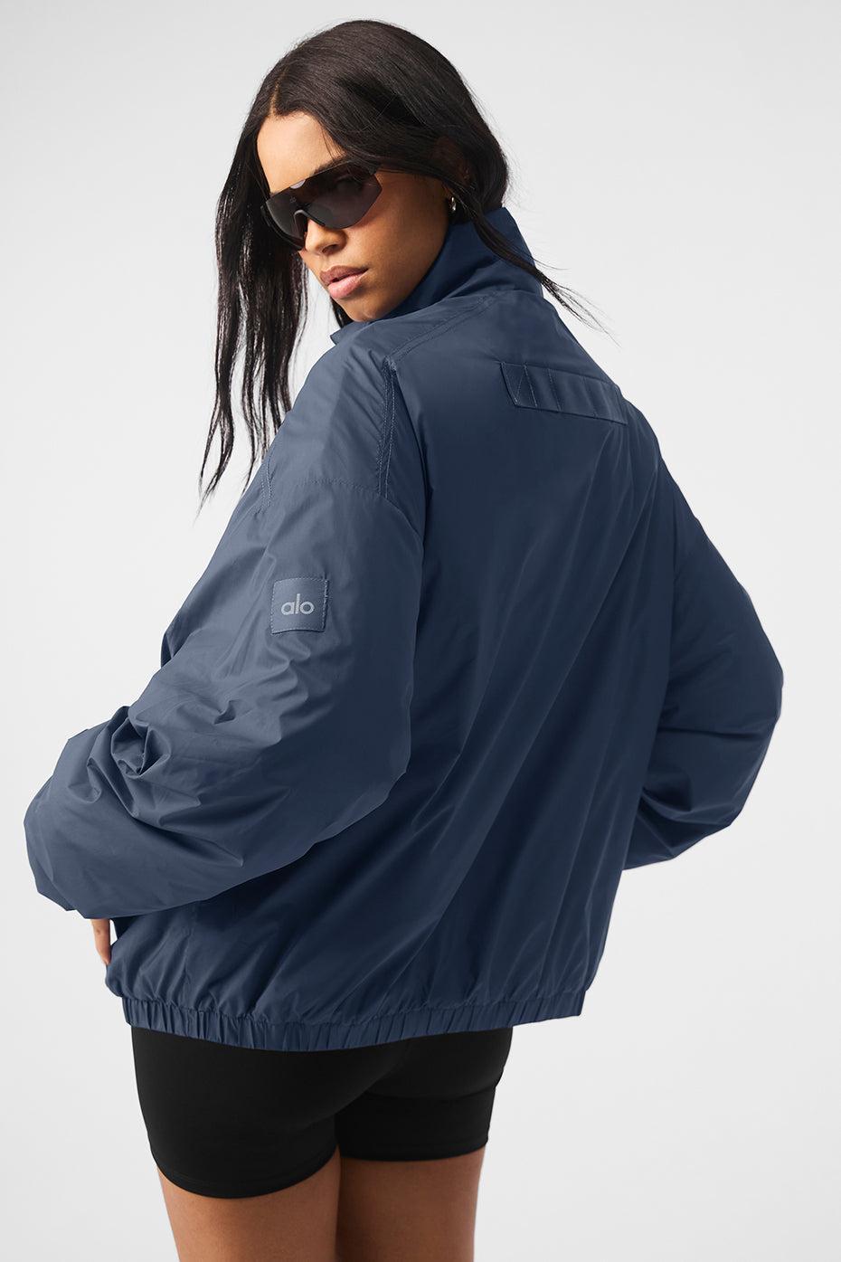 Latitude Light Weight 1/2 Zip Pullover Jacket - Bluestone Product Image