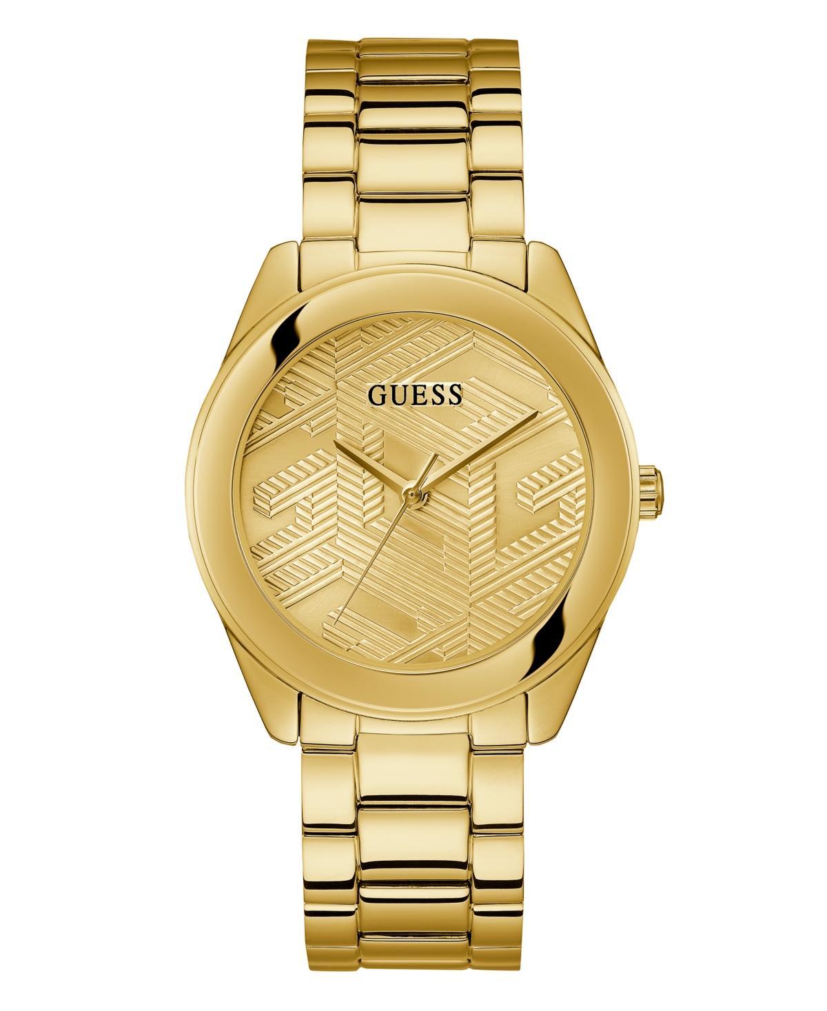 Guess Womens Analog Gold-Tone Stainless Steel Watch 40mm Product Image