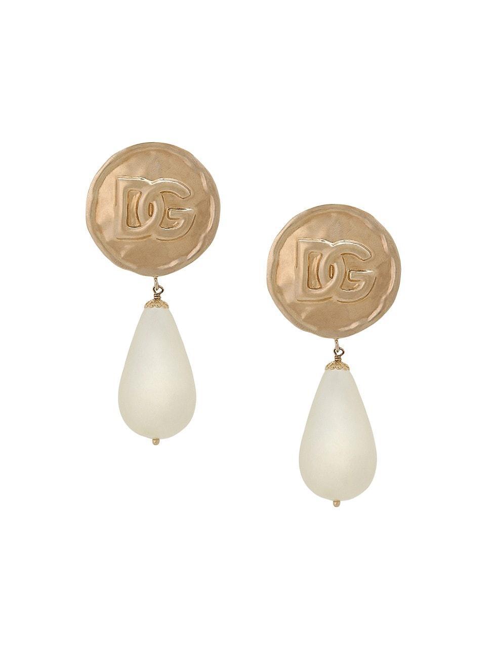 Dolce & Gabbana Sfilata Imitation Pearl Drop Earrings Product Image