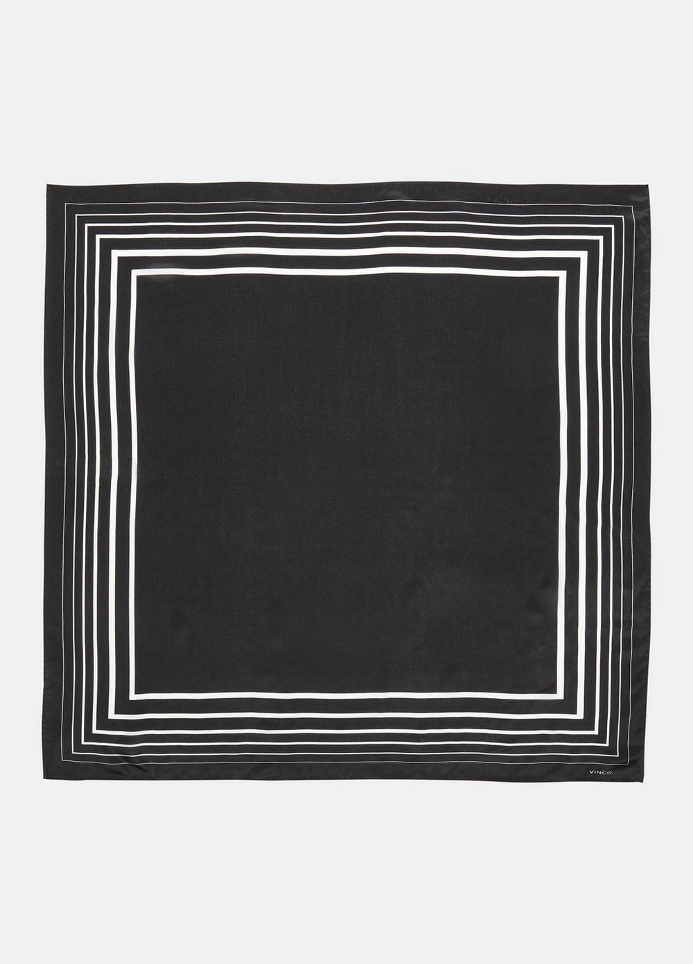 Striped Silk Square Scarf Product Image