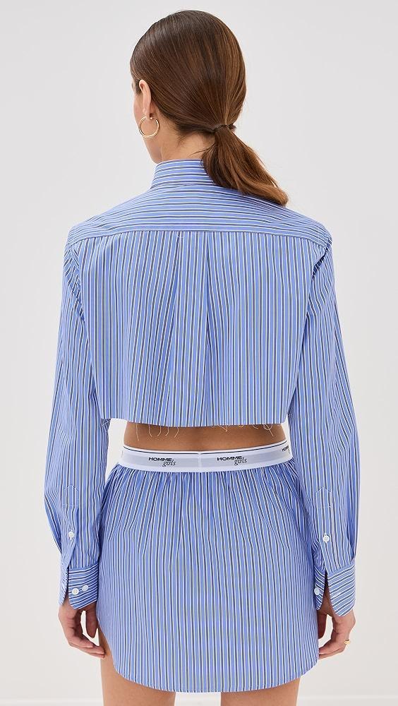 HOMMEGIRLS Super Cropped Shirt | Shopbop Product Image