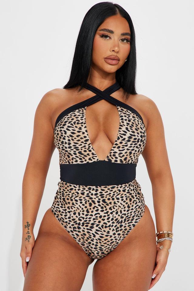 Emma 1 Piece Swimsuit - Leopard Product Image