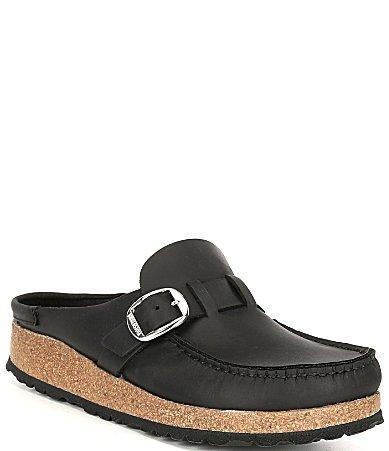 Birkenstock Womens Buckley Oiled Leather Clogs Product Image