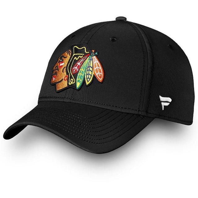 Mens Fanatics Branded Chicago hawks Core Primary Logo Flex Hat Product Image