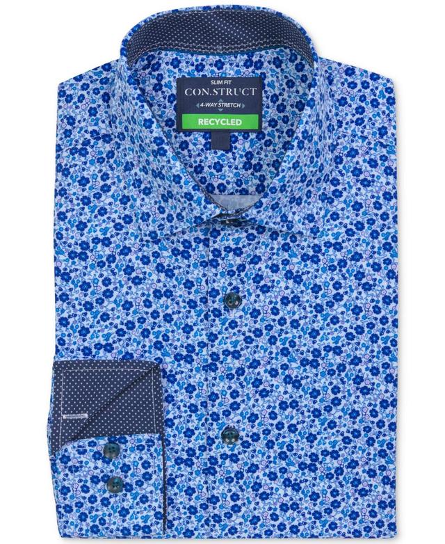 ConStruct Mens Floral Dress Shirt Product Image