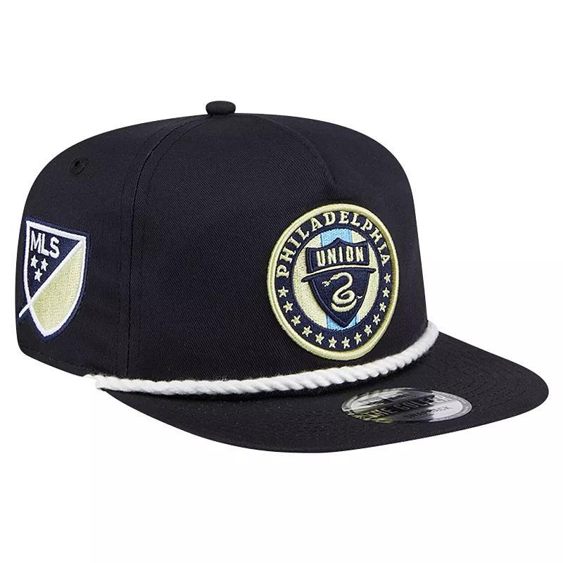 Mens New Era Navy Philadelphia Union The Golfer Kickoff Collection Adjustable Hat Product Image