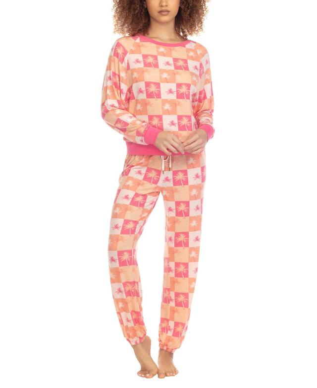 Honeydew Womens Printed Brushed Jersey Lounge Set Product Image