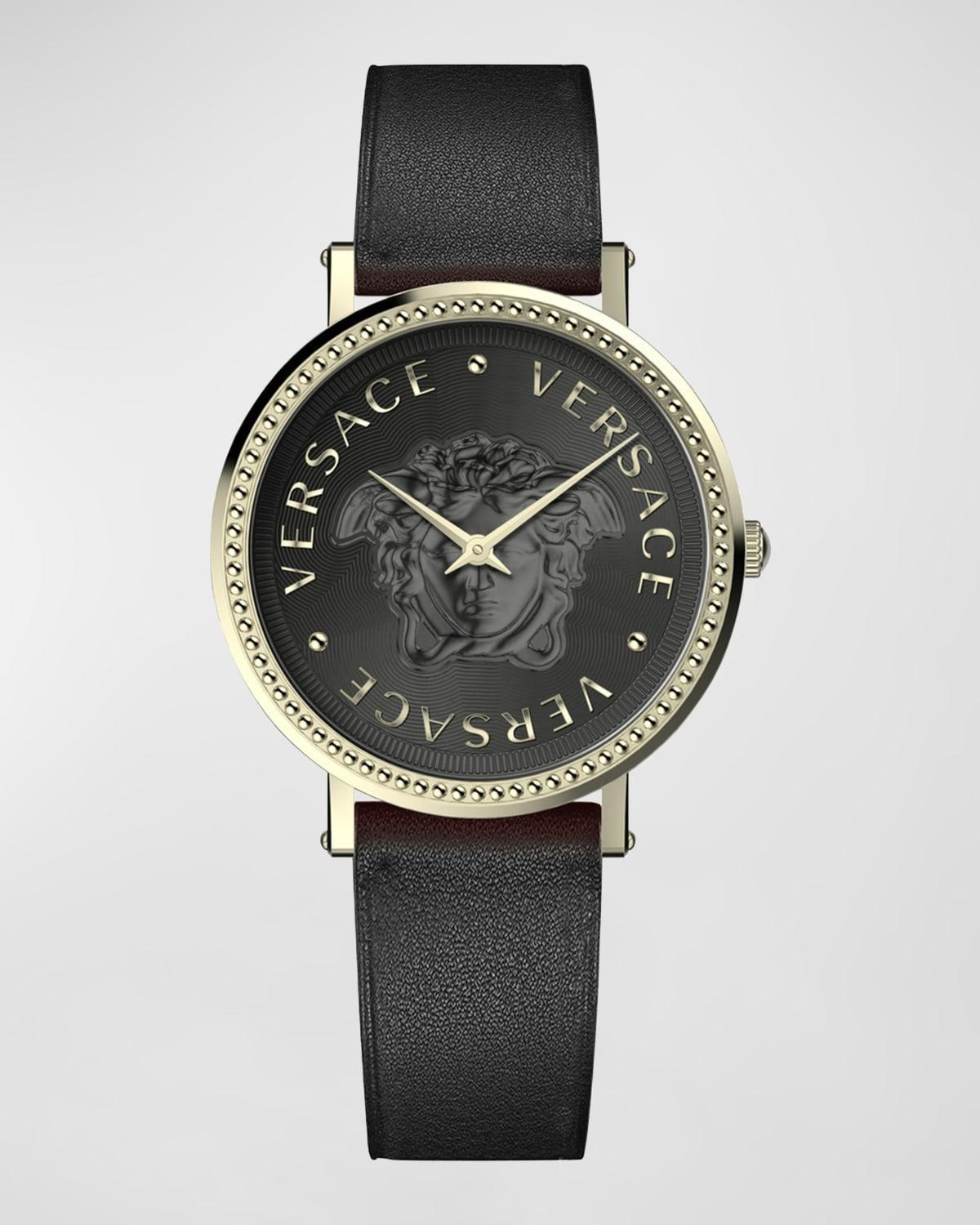 Versace Womens Swiss V-Dollar Two-Tone Bracelet Watch 37mm Product Image