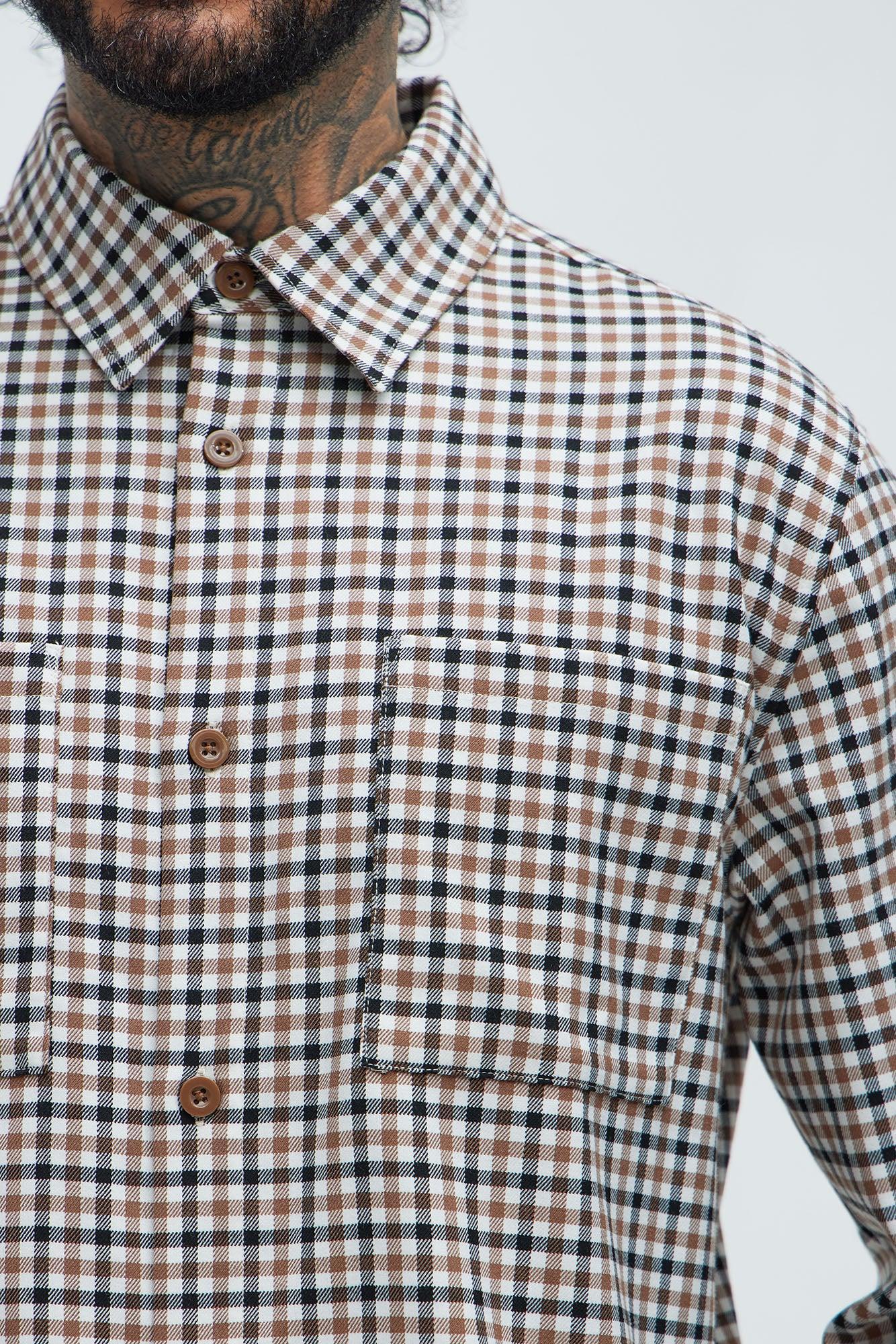 George Gingham Plaid Shirt - Multi Color Product Image