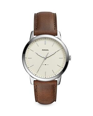 Fossil The Minimalist Three-Hand Smoke Stainless Steel Watch Product Image