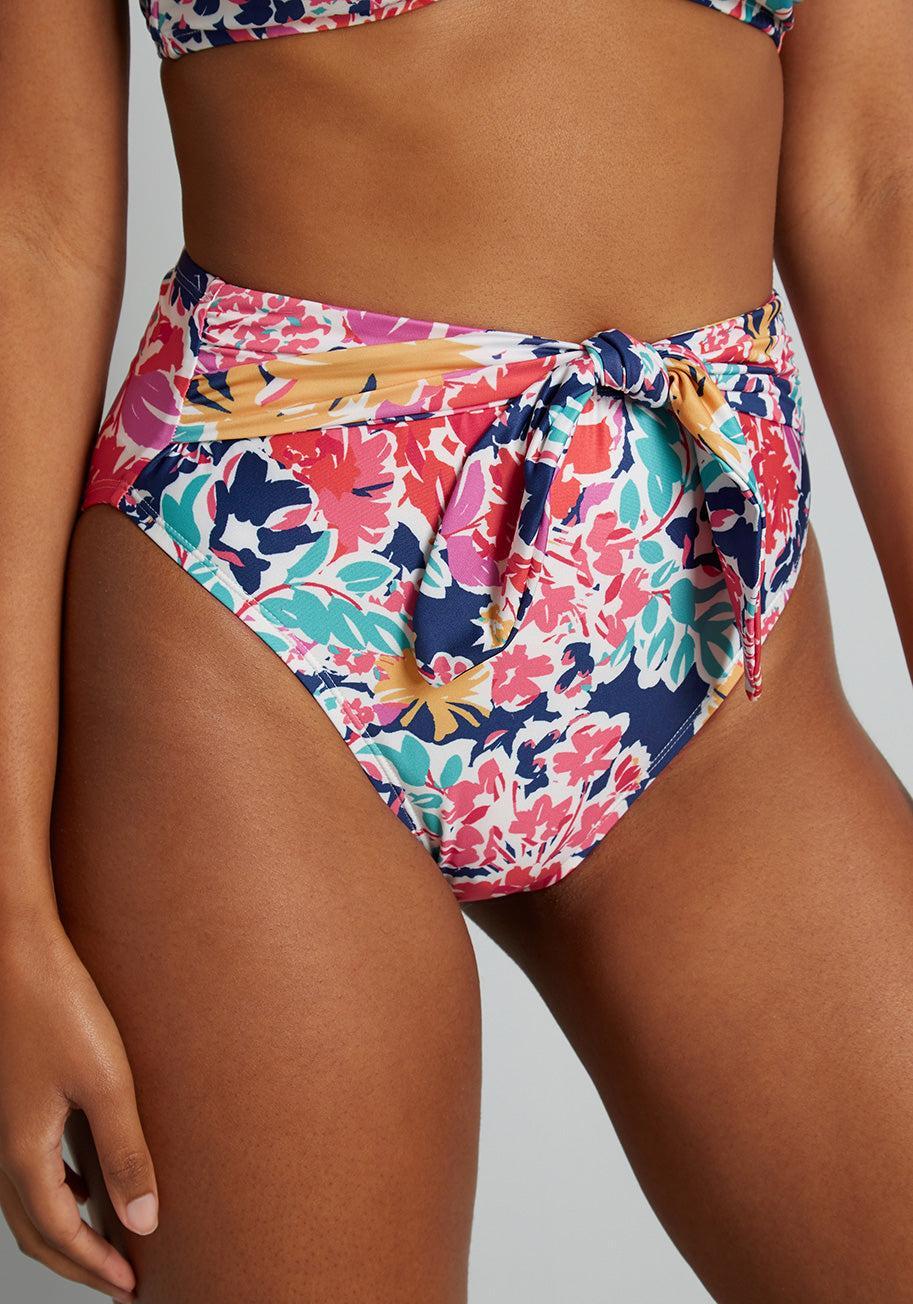 The Cindy High-Waisted Bikini Bottom Product Image