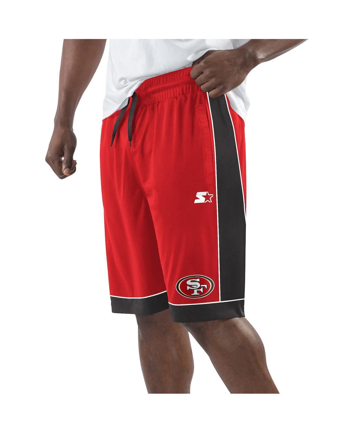 Starter Mens Scarlet/Gold San Francisco 49ers Fan Favorite Fashion Shorts - Scarlet Product Image