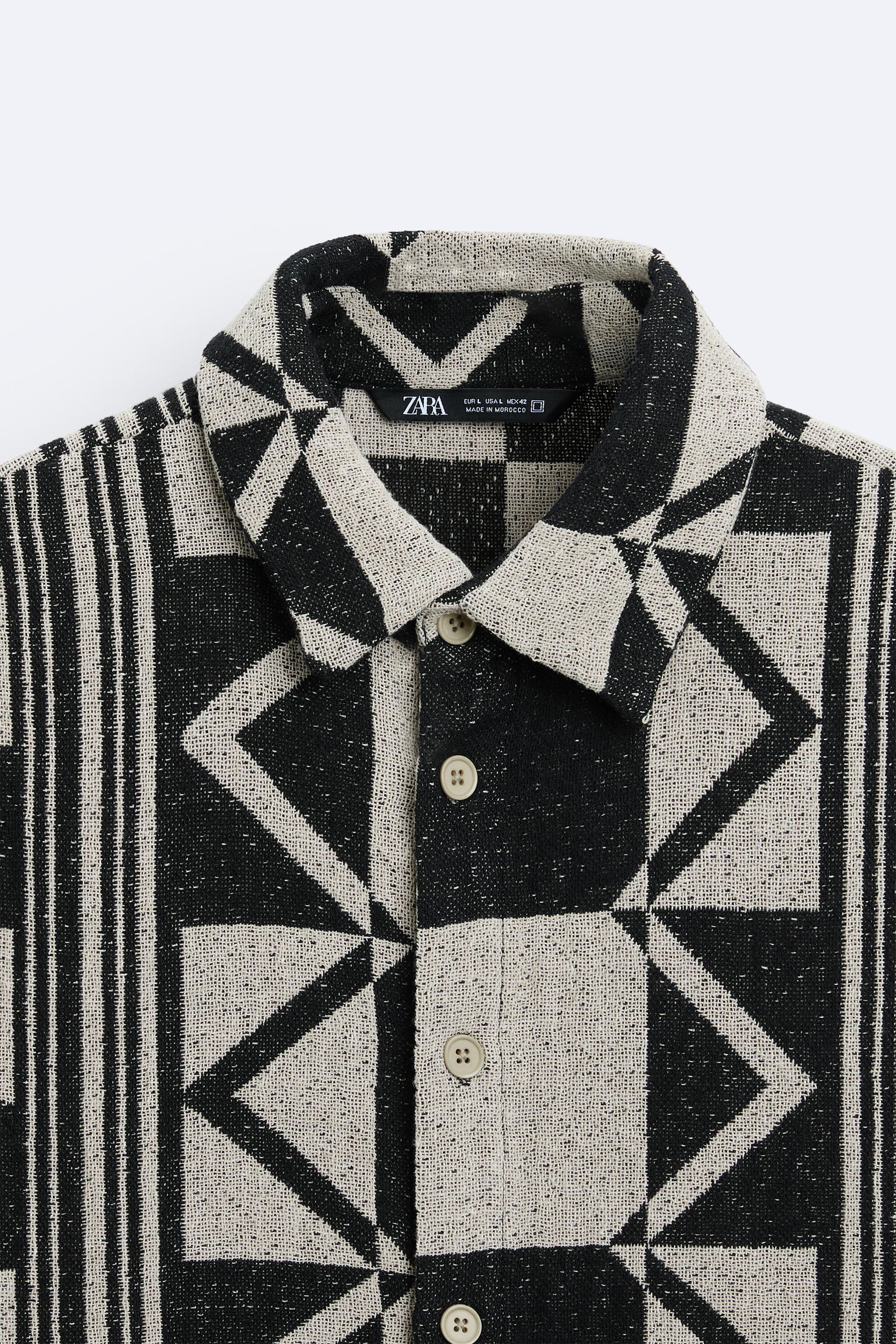 GEOMETRIC JACQUARD SHIRT Product Image