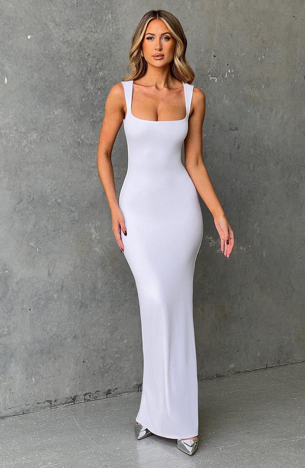 Hadley Maxi Dress - White Product Image