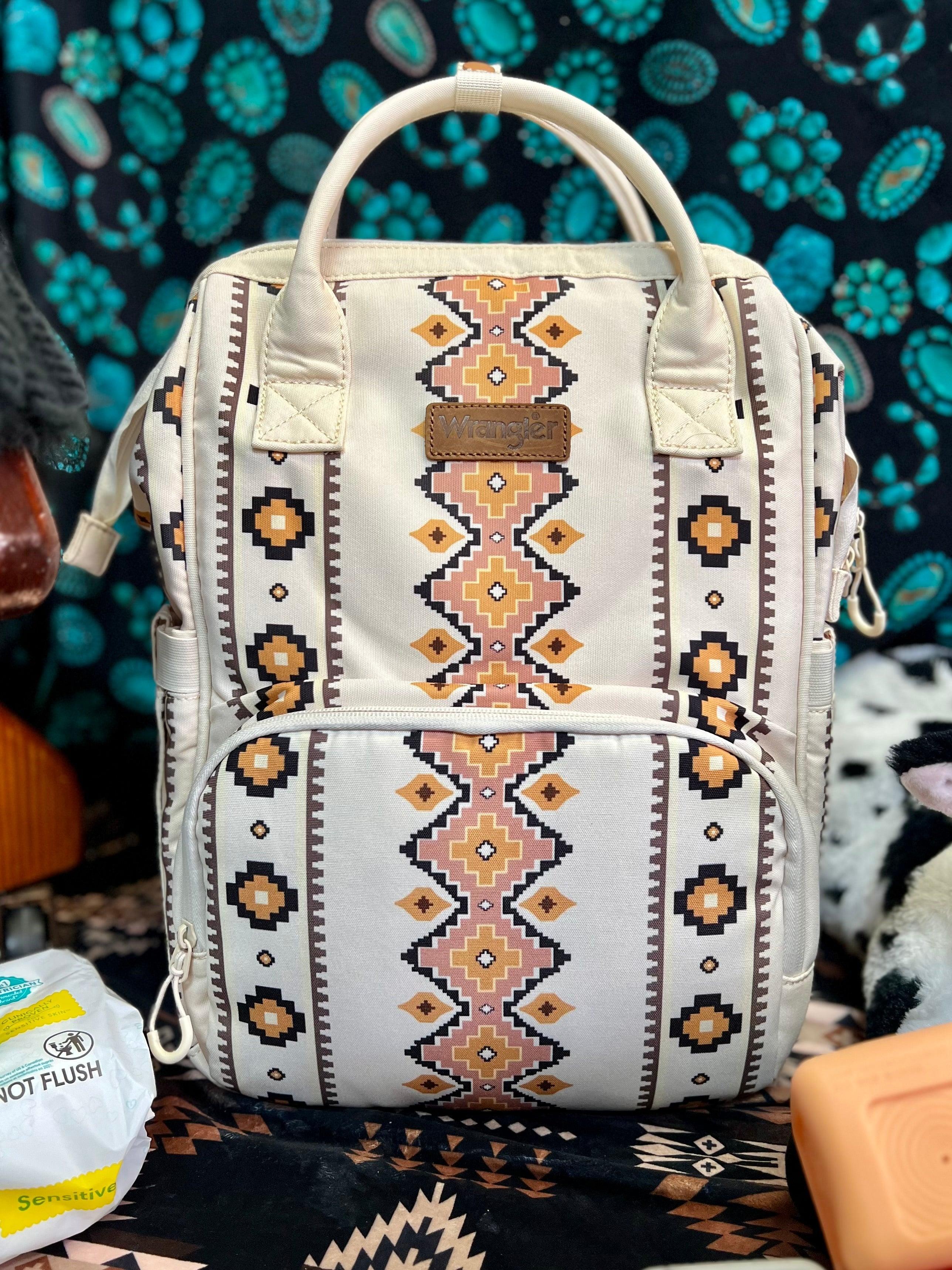 The Original Wrangler Diaper Bag - Cream/Tan Product Image