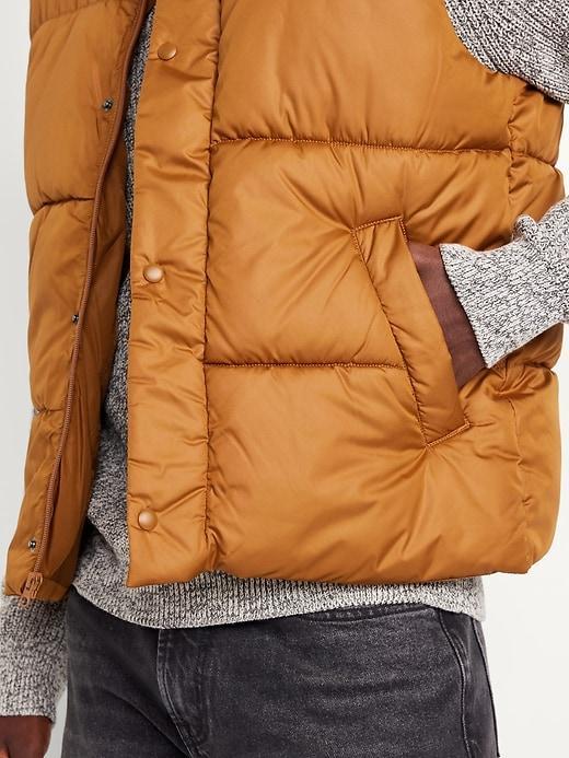 Water-Resistant Puffer Vest Product Image