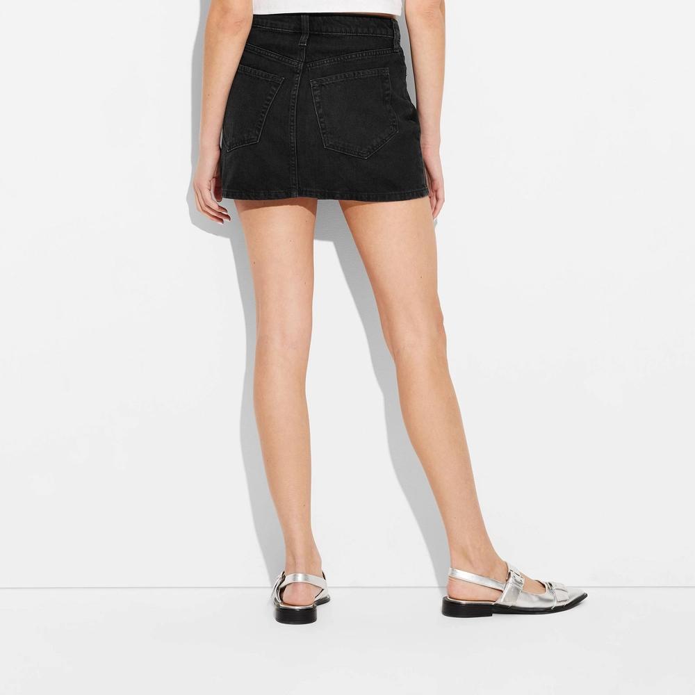 Women's 5-Pocket Denim Mini Skirt - Wild Fable™ Product Image