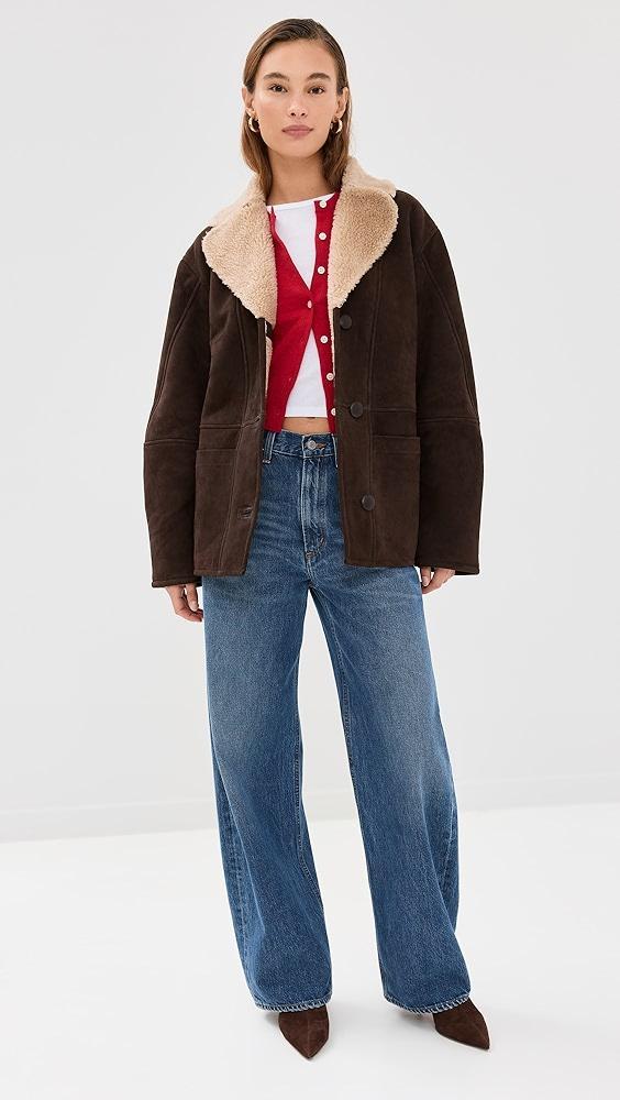 Reformation Veda Luca Suede Jacket | Shopbop Product Image