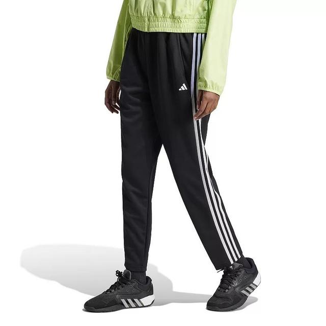 adidas Aeroready Training Essentials 3-Stripes Pants White) Women's Casual Pants Product Image