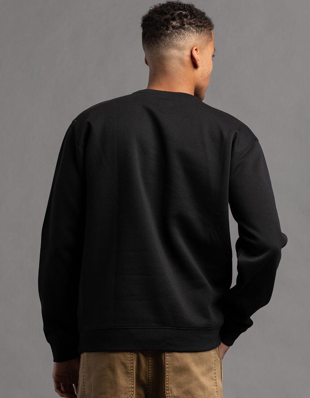 RSQ Mens Solid Crewneck Fleece Sweatshirt Product Image