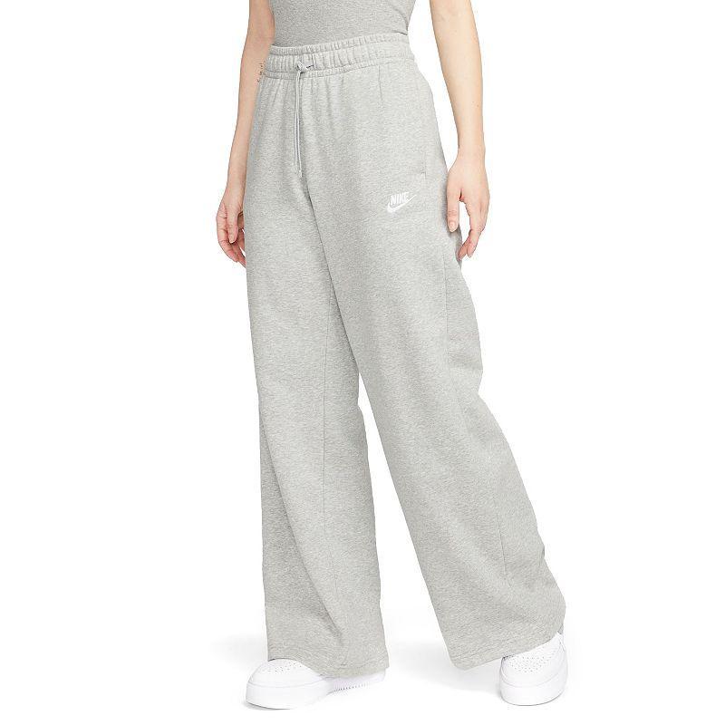 Women's Nike Sportswear Club Fleece Mid-Rise Wide-Leg Sweatpants Product Image