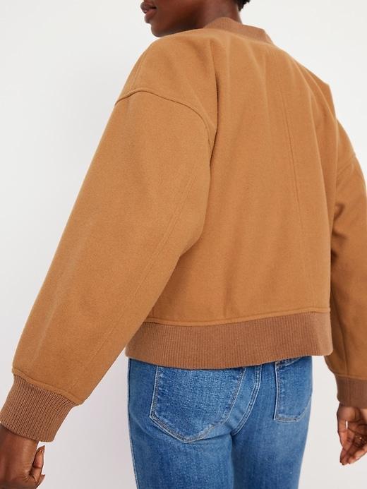 Oversized Bomber Jacket Product Image