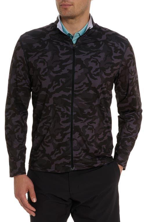 Mens Faro Camo Knit Performance Zip Jacket Product Image