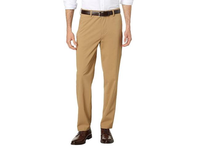 Mens Dockers Signature Go Khaki Straight Pants Beig/Green Product Image