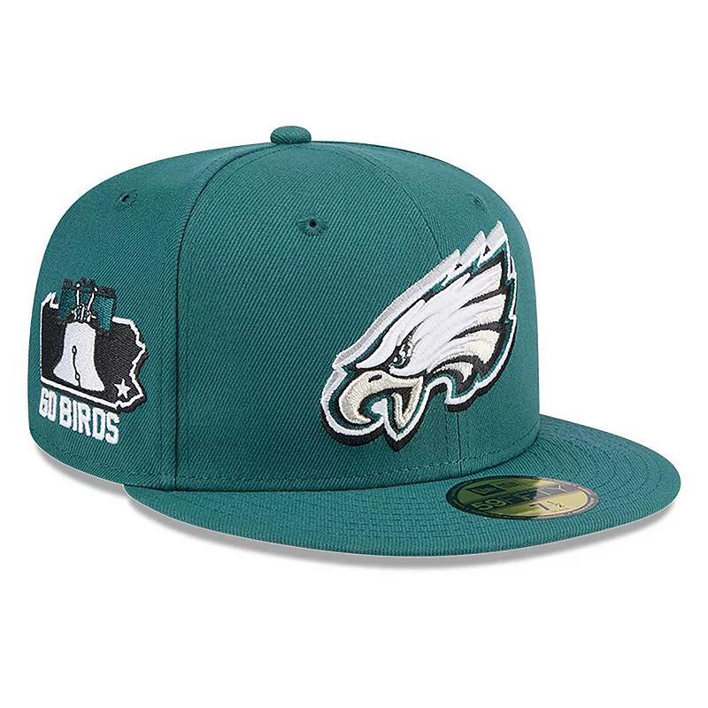 Mens New Era Midnight Philadelphia Eagles 2024 NFL Draft 59FIFTY Fitted Hat Product Image