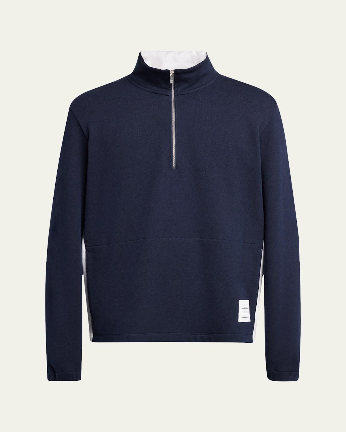 Mens Engineered 4 Bar Classic Loopback Jersey Half-Zip Sweatshirt Product Image