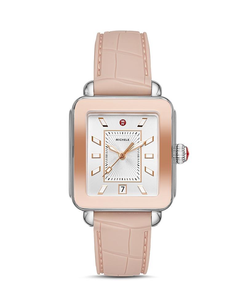 Womens Deco Sport Two-Tone Pink Gold Watch Product Image