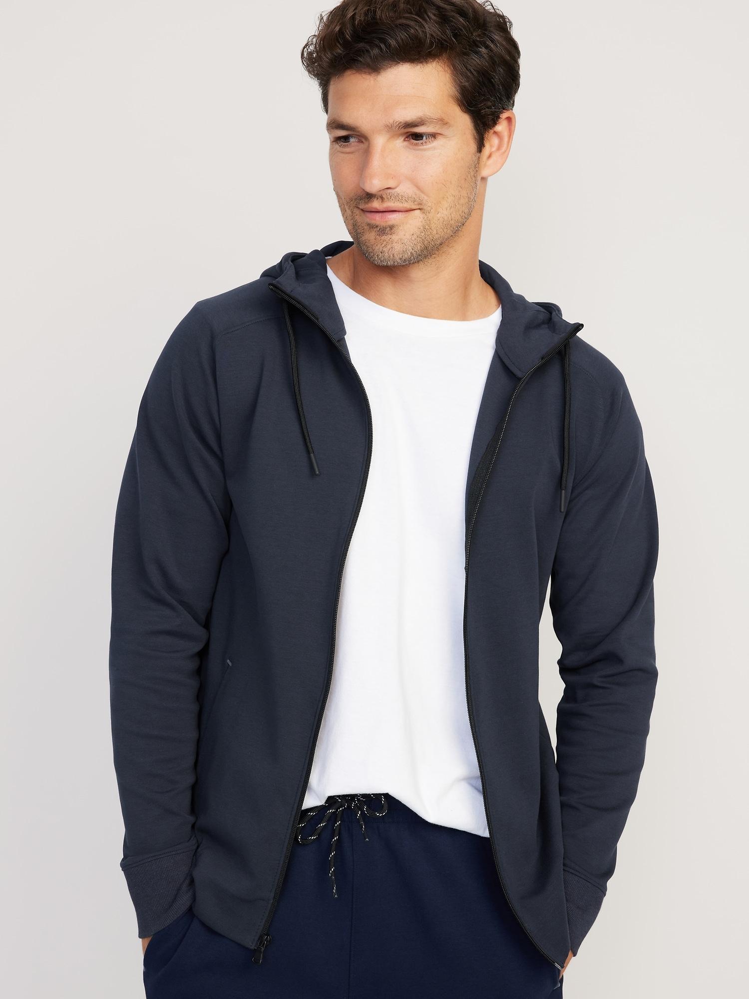 Dynamic Fleece Hidden-Pocket Zip Hoodie for Men Product Image