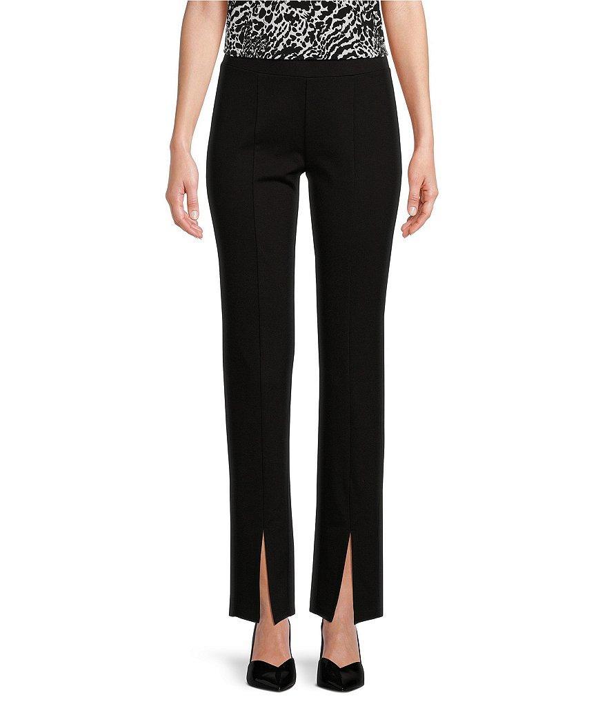 MICHAEL Michael Kors High Rise Straight Leg Split Hem Coordinating Pants Product Image