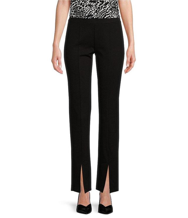 MICHAEL Michael Kors High Rise Straight Leg Split Hem Coordinating Pants Product Image