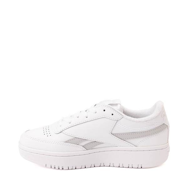 Womens Reebok Club C Double Revenge Athletic Shoe - White / Pure Gray Product Image