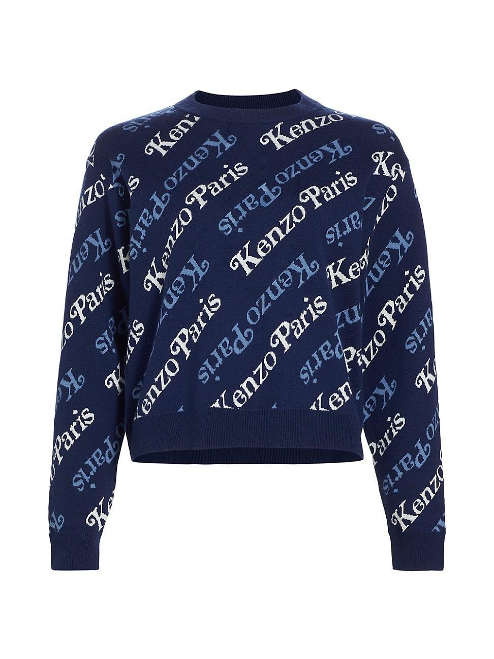 Womens Kenzo x Verdy Logo Crewneck Sweater Product Image