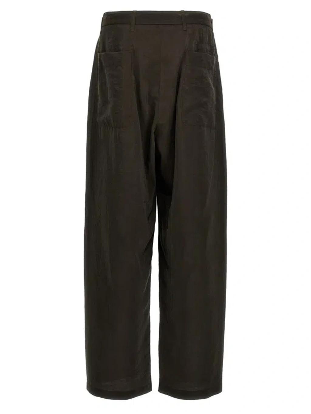 Belted Pants In Brown Product Image