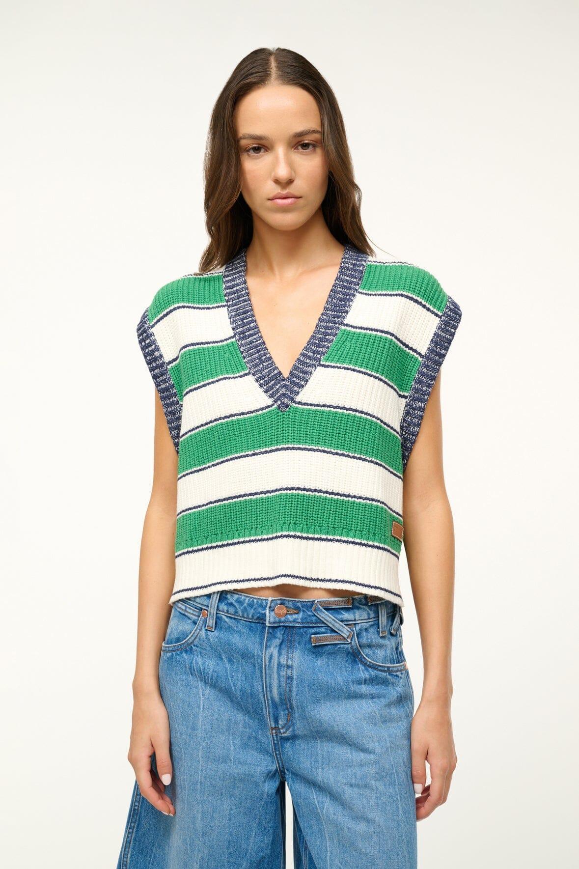 AMERICANA SWEATER | BUNGALOW STRIPE Product Image