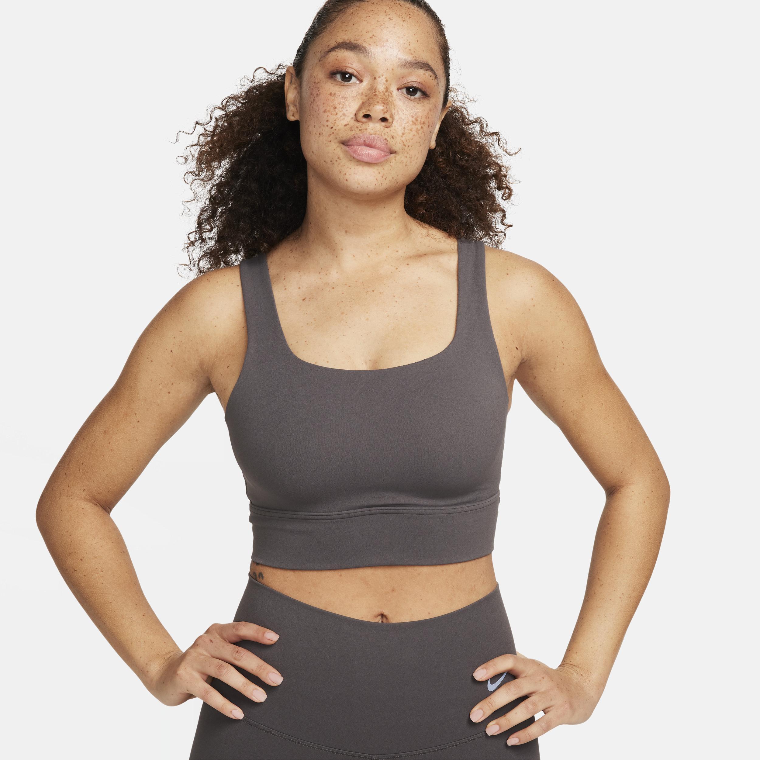 Nike Womens Zenvy Medium-Support Padded Longline Sports Bra Product Image