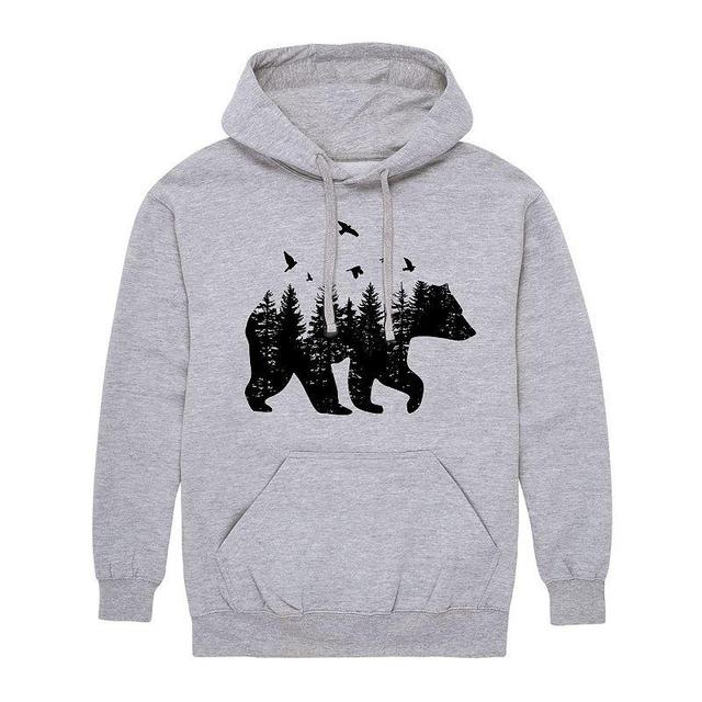 Mens Forest Bear Silhouette Hoodie Product Image