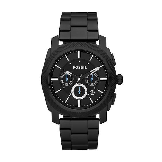 Fossil Machine Black-Dial Chronograph Watch Product Image