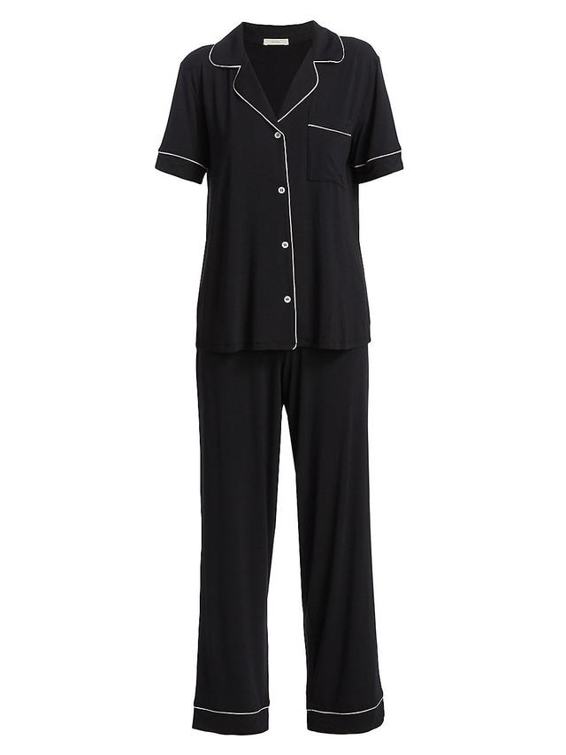 Womens Gisele Short-Sleeve Top & Pants Pajama Set Product Image