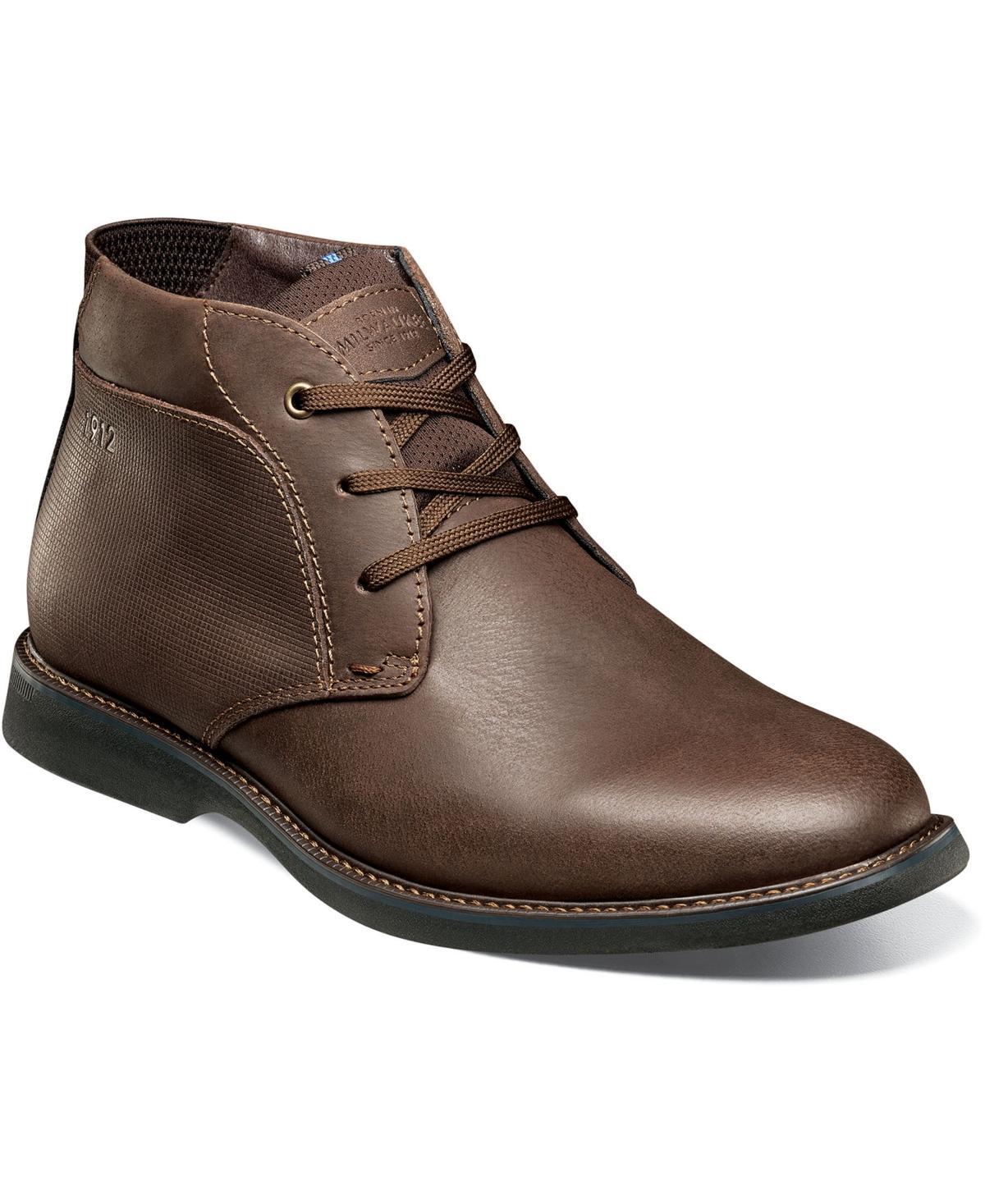 Nunn Bush Shoes Otto Plain Toe Chukka Gray Product Image