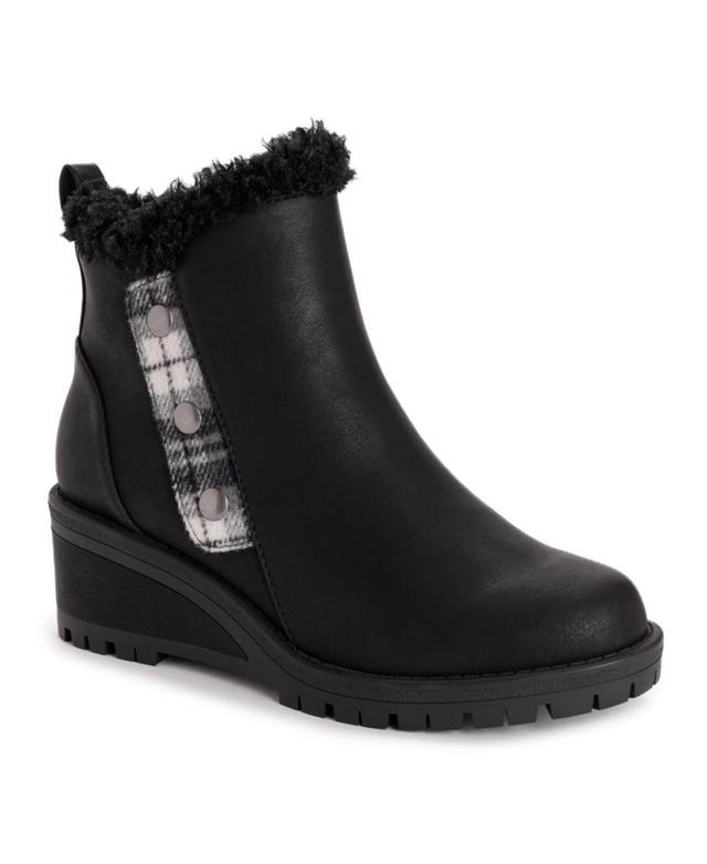 MUK LUKS Norway Halden Womens Wedge Ankle Boots Product Image