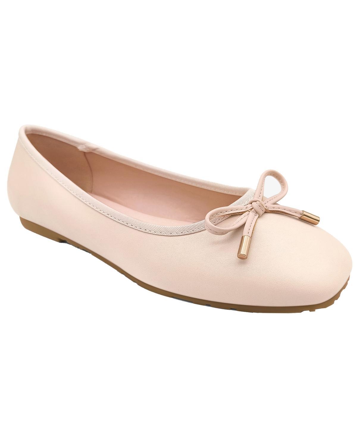 Kenneth Cole Reaction Womens Elstree Square Toe Ballet Flats Product Image