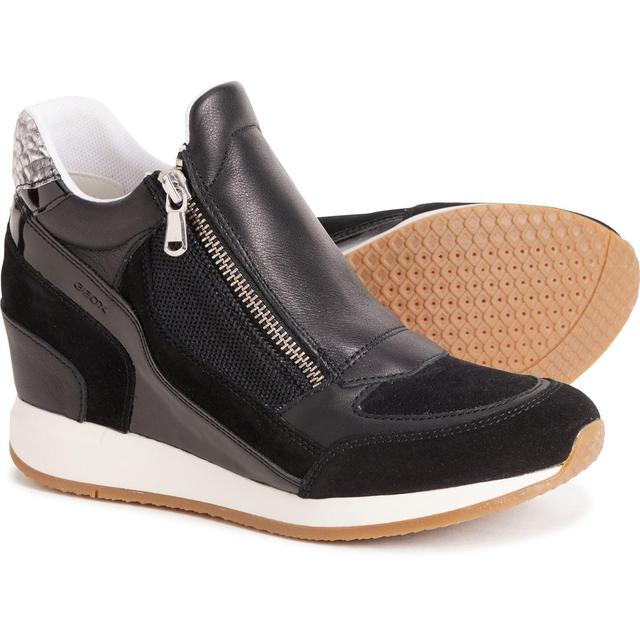 Geox Nydame Wedge Sneakers - Leather (For Women) Product Image