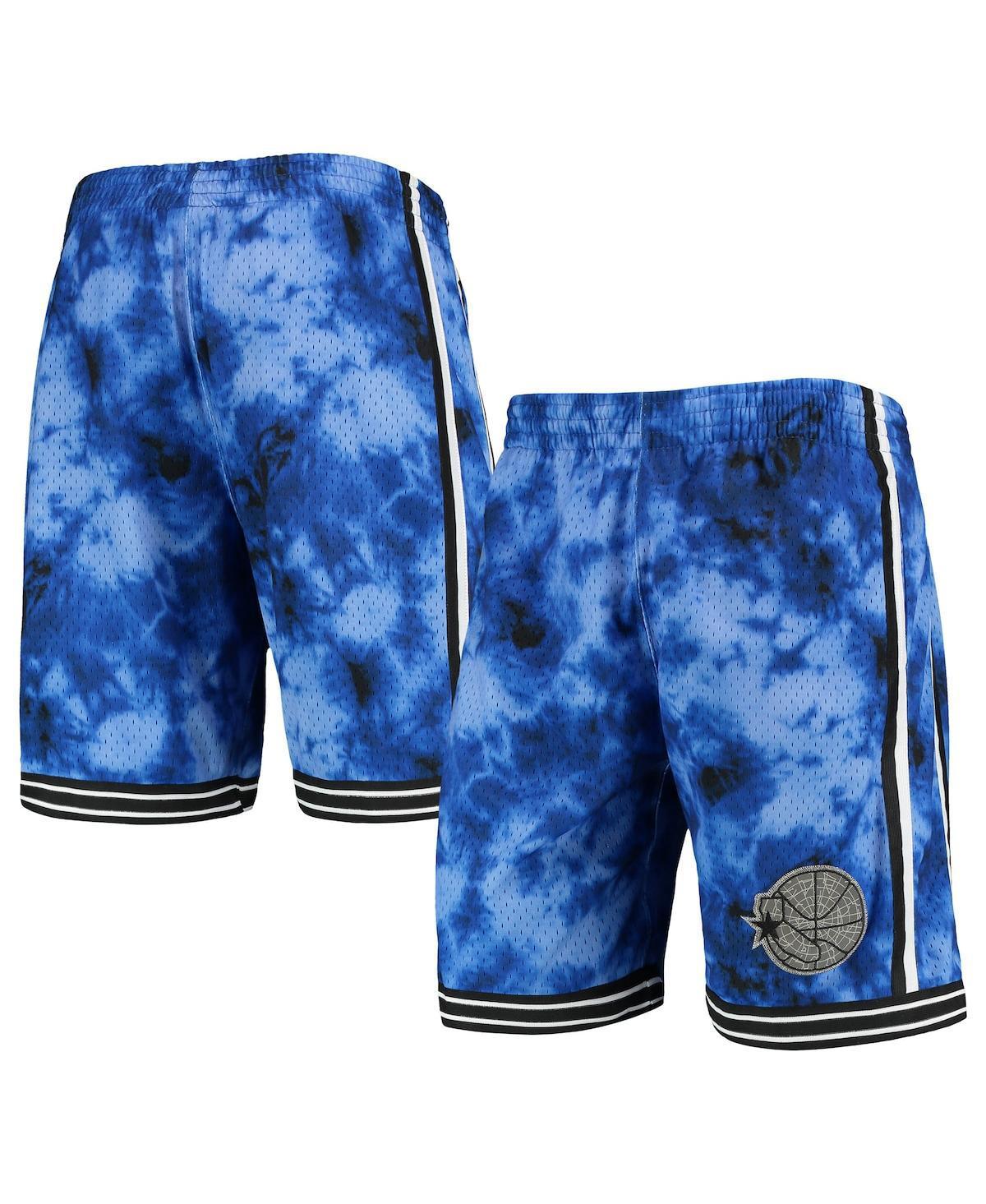 Mens Mitchell & Ness Royal Golden State Warriors Hardwood Classics 1995 Galaxy Swingman Shorts Product Image