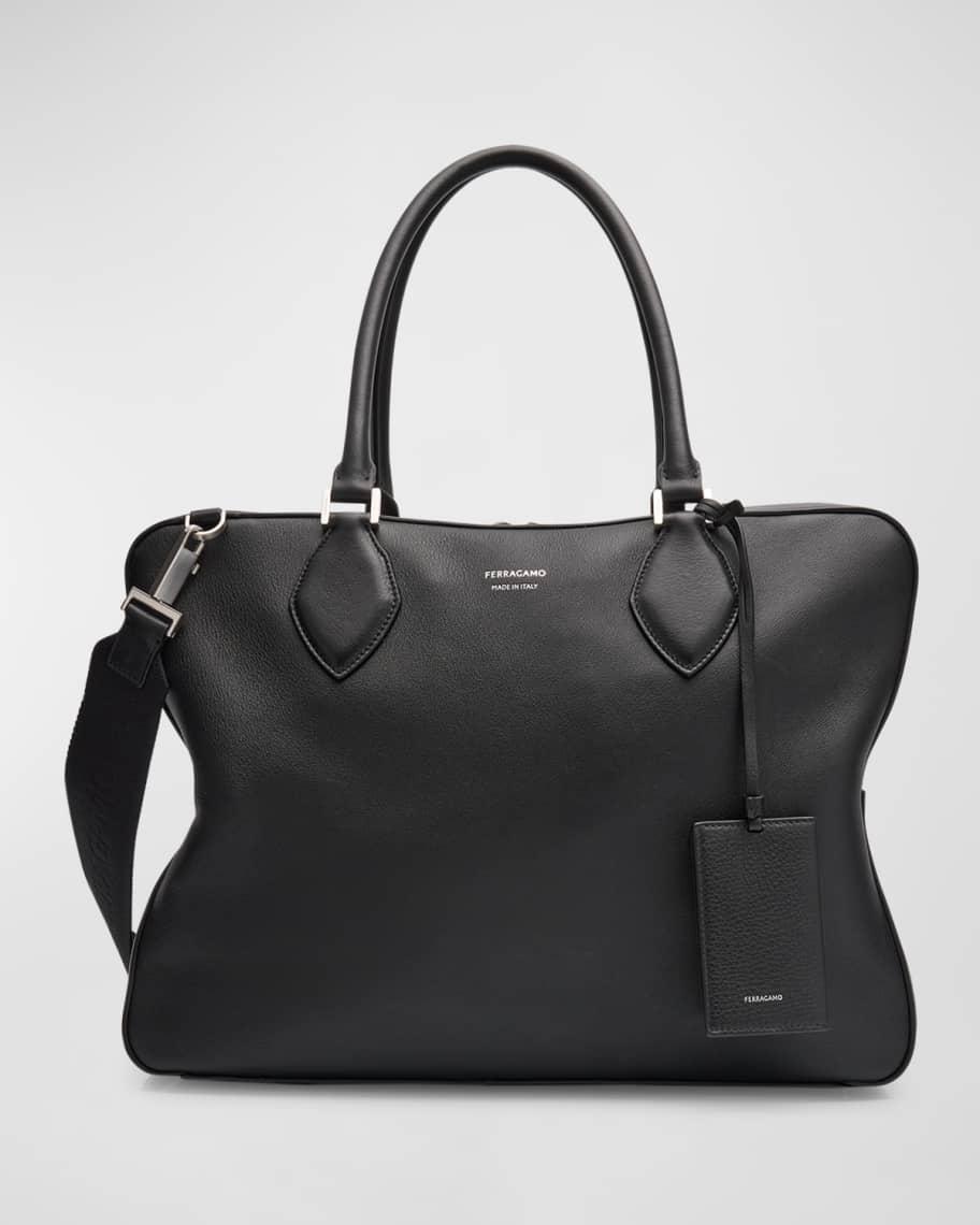 Men's Star Leather Tote Bag Product Image